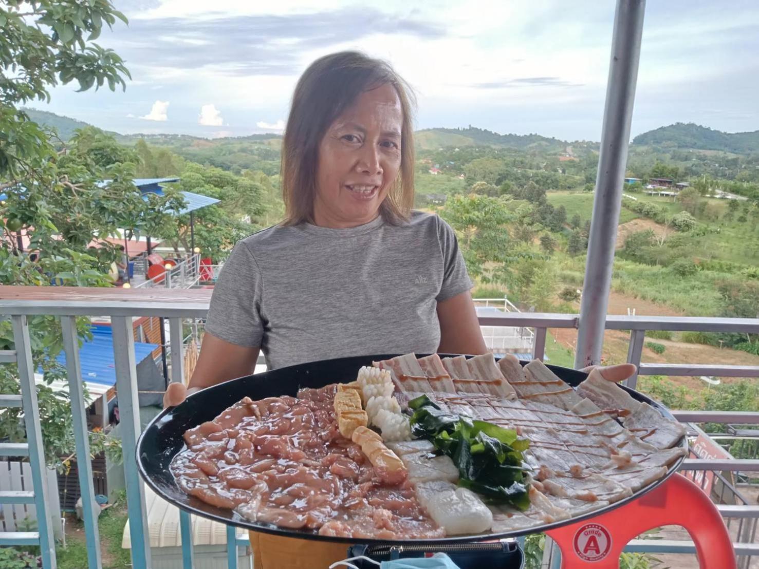 บ้านแช่มช้อย Khao Kho Esterno foto